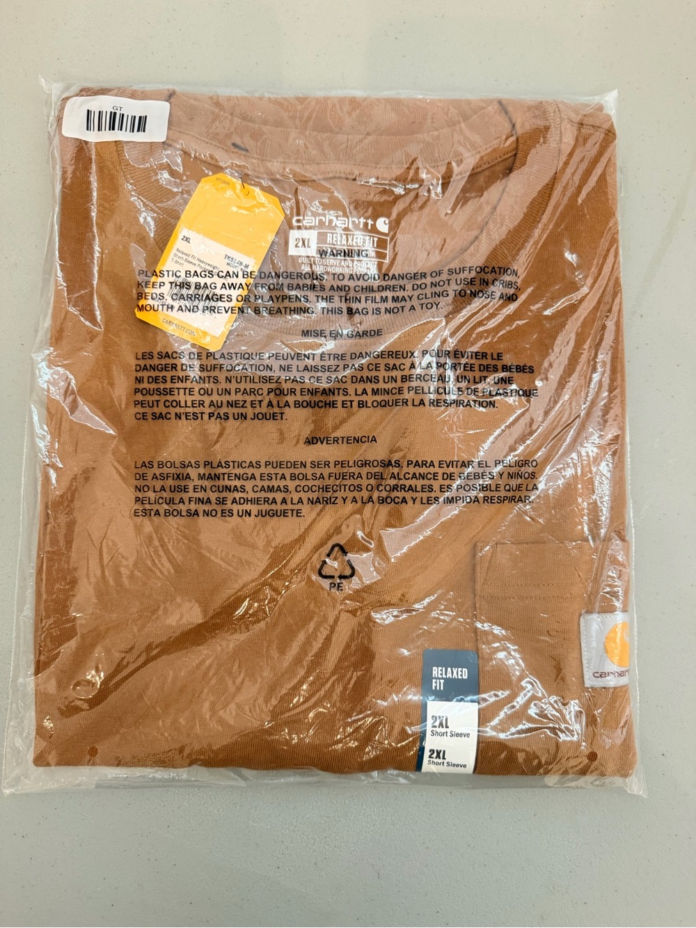 Carhartt Relaxed Fit Heavyweight Short Sleeve Tee With Pockets